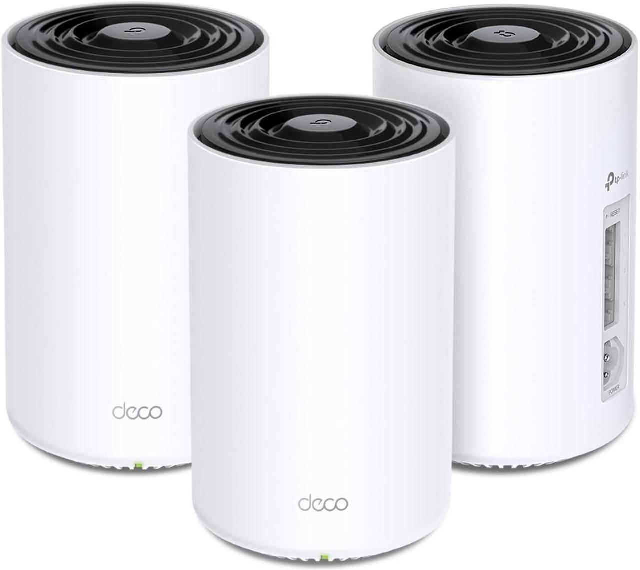 Main image of TP-Link Deco Powerline Mesh WiFi 6 System (Deco PX50), Covers up to 6,500 sq.ft, Replaces Routers and Extenders, Signal Through Walls and Floors, Compatible with Alexa and Google Home, 3 Pack