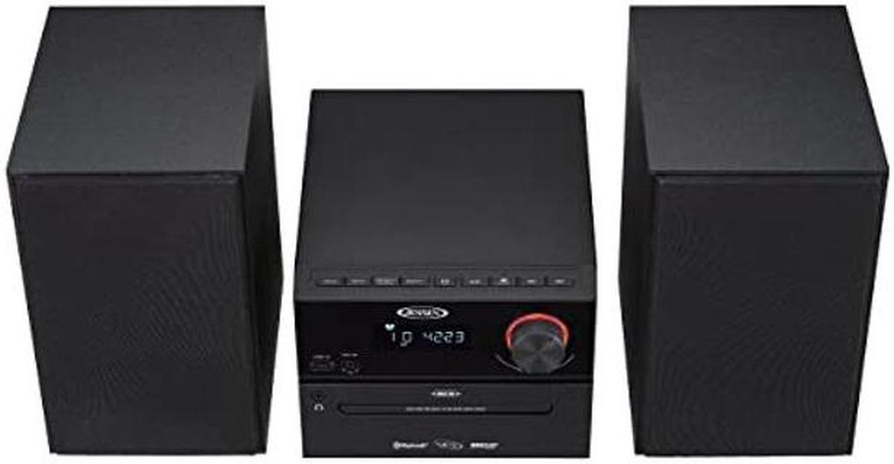 Alt view image 5 of 5 - Jensen Professional JBS-500 Modern Bluetooth Wireless Stereo Music System Home CD Player, MP3 USB, Audio in, Headphone Jack, FM Radio, 30W - (Jet Black)