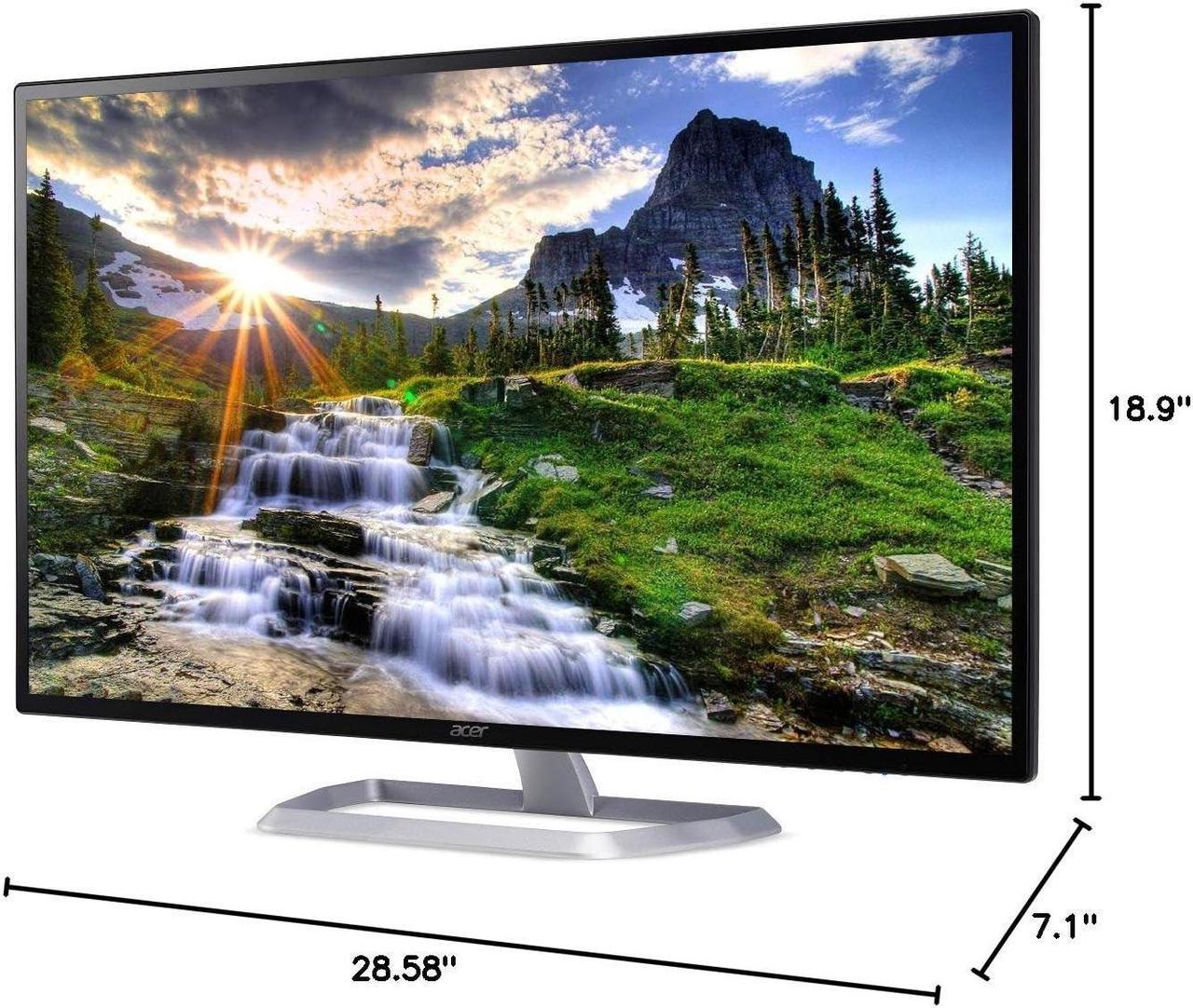 Alt view image 2 of 2 - Acer EB321HQU Cbidpx 31.5" WQHD (2560 x 1440) IPS Monitor (Display Port, HDMI & DVI port),Black