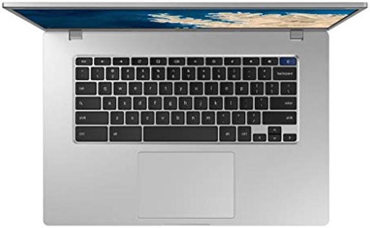 Alt view image 2 of 5 - Samsung Chromebook 4 + Chrome OS 15.6" Full HD Intel Celeron Processor N4000  6GB RAM 64GB eMMC Gigabit wi-FI-XE350XBA-K03US,Silver