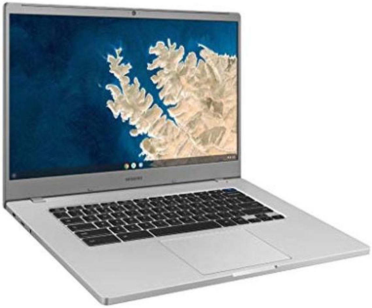 Alt view image 3 of 5 - Samsung Chromebook 4 + Chrome OS 15.6" Full HD Intel Celeron Processor N4000  6GB RAM 64GB eMMC Gigabit wi-FI-XE350XBA-K03US,Silver