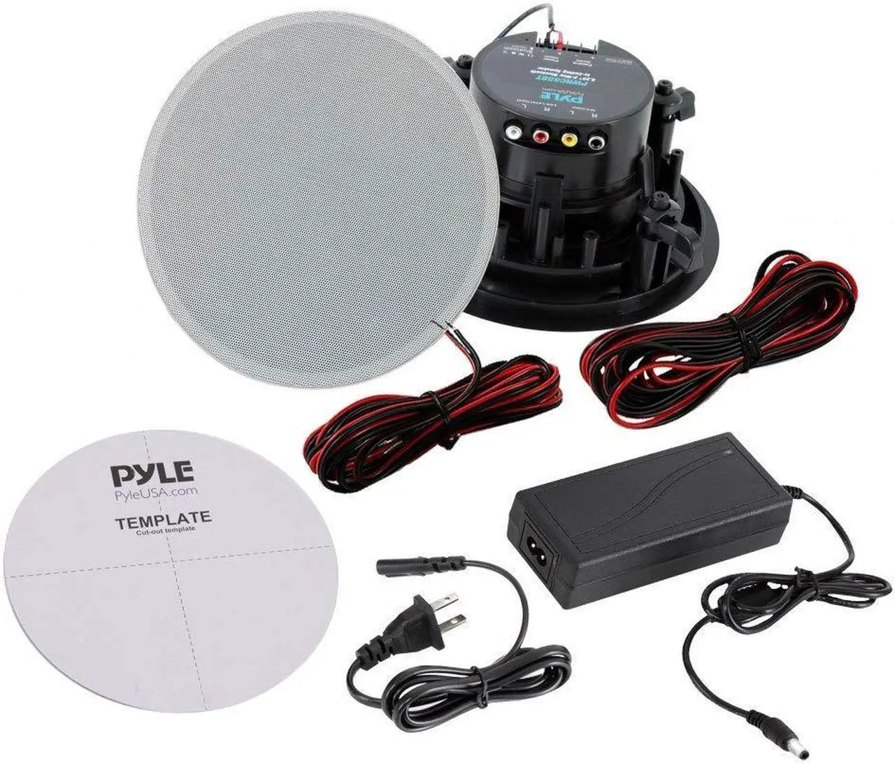 Alt view image 2 of 5 - Pyle Ceiling and Wall Mount Speaker - Wireless Bluetooth 5.25 Dual 2-Way Audio Stereo Sound Subwoofer Kit with, 240 Watts, in-Wall & in-Ceiling Flush Mount for Home Surround System - Pyle PWRC55BT