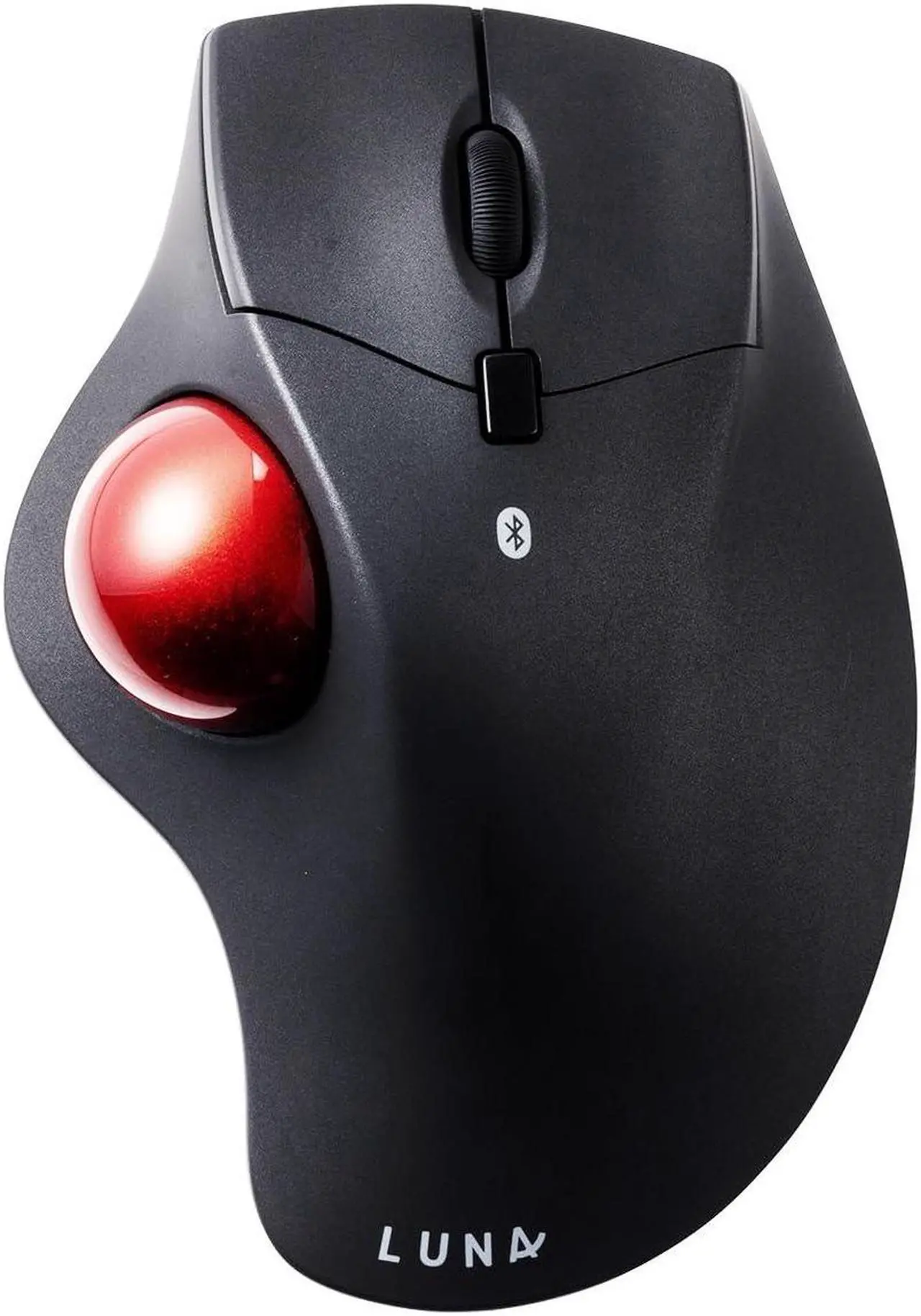 Main image of SANWA Bluetooth Wireless Ergonomic Trackball Mouse, Optical Rollerball Mice, Programmable Silent Buttons, 40mm Trackball, 600/800/1200/1600 DPI, Compatible with MacBook, Laptop, Windows, macOS