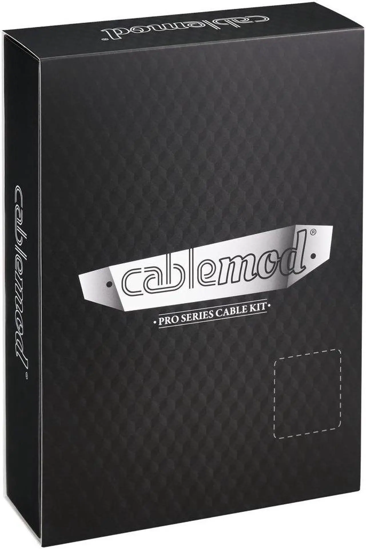 Alt view image 3 of 3 - CableMod C-Series Pro ModMesh Sleeved Cable Kit for Corsair Type 4 RM Black Label/RMi/RMX (Black + White)