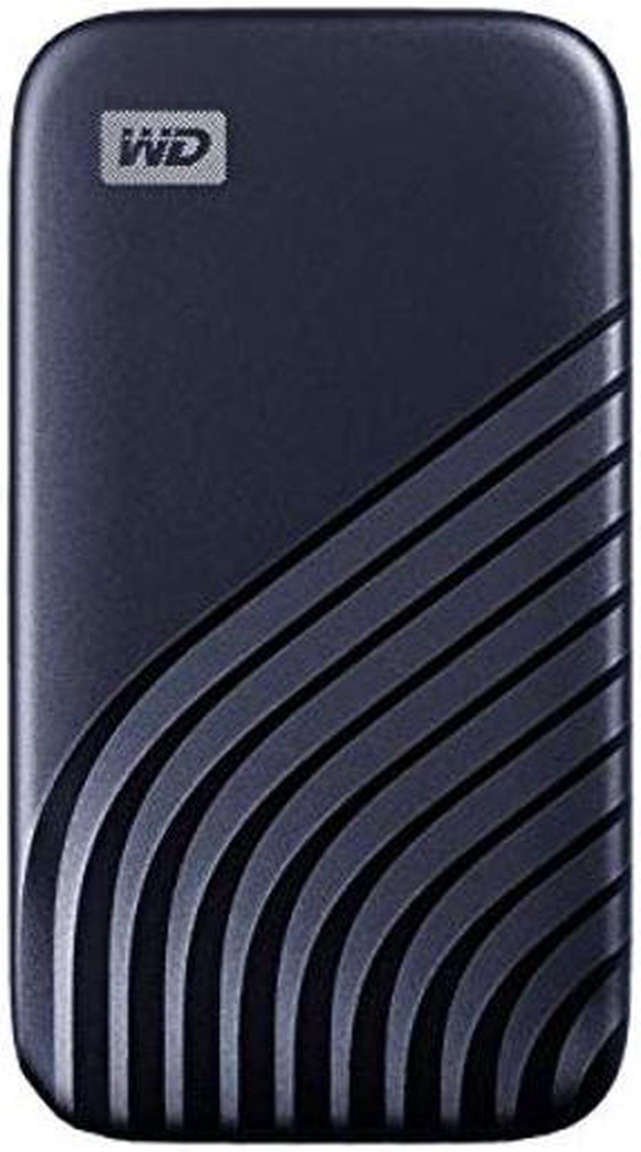 Main image of WD 1TB My Passport SSD Portable SSD USB-C USB 3.2 Gen 2 External NVMe Solid State Drive up to 1050 MB/s 2-Meters Drop Resistance - Midnight Blue