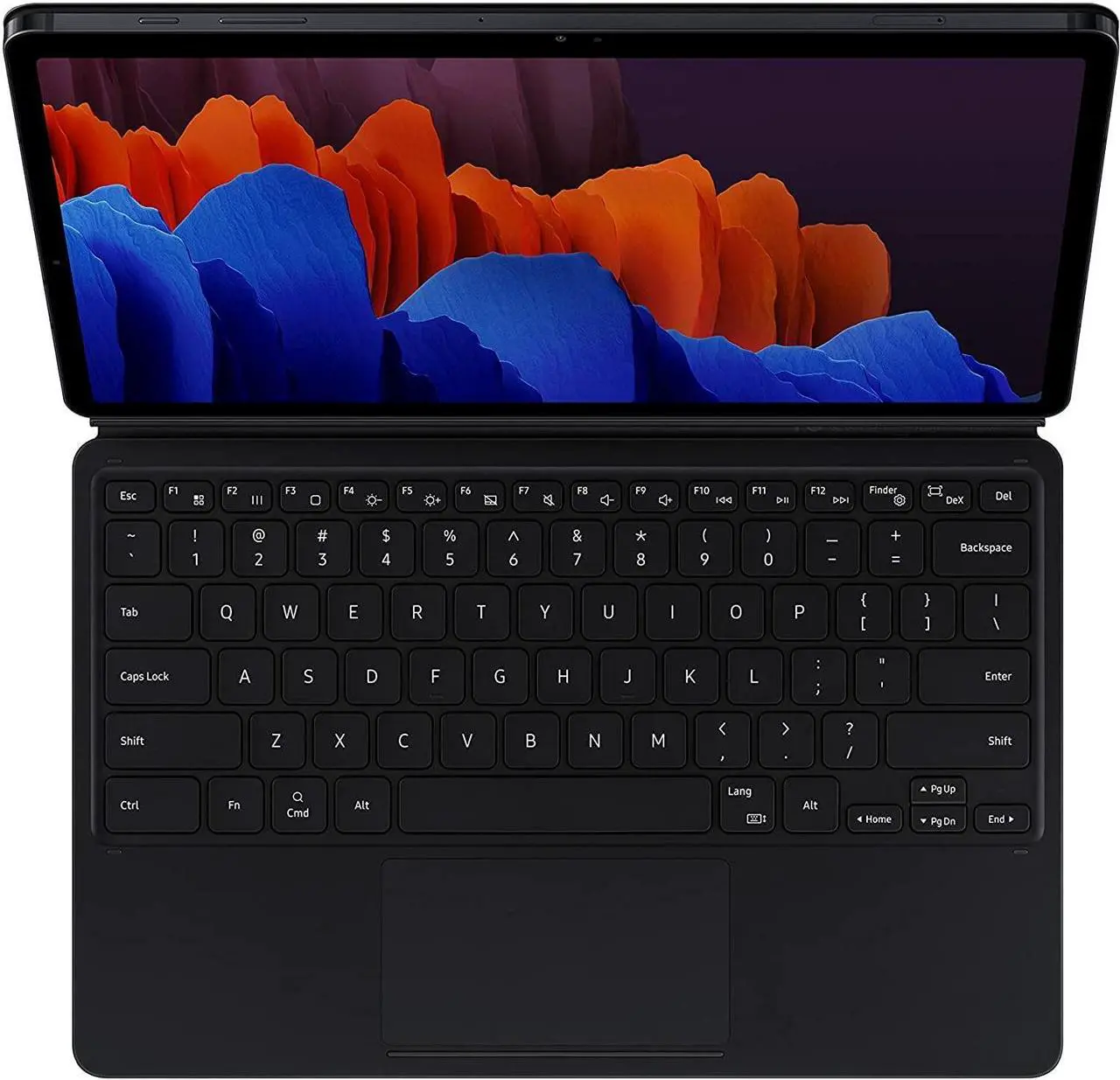 Main image of SAMSUNG Galaxy Tab S7+ Keyboard, Black