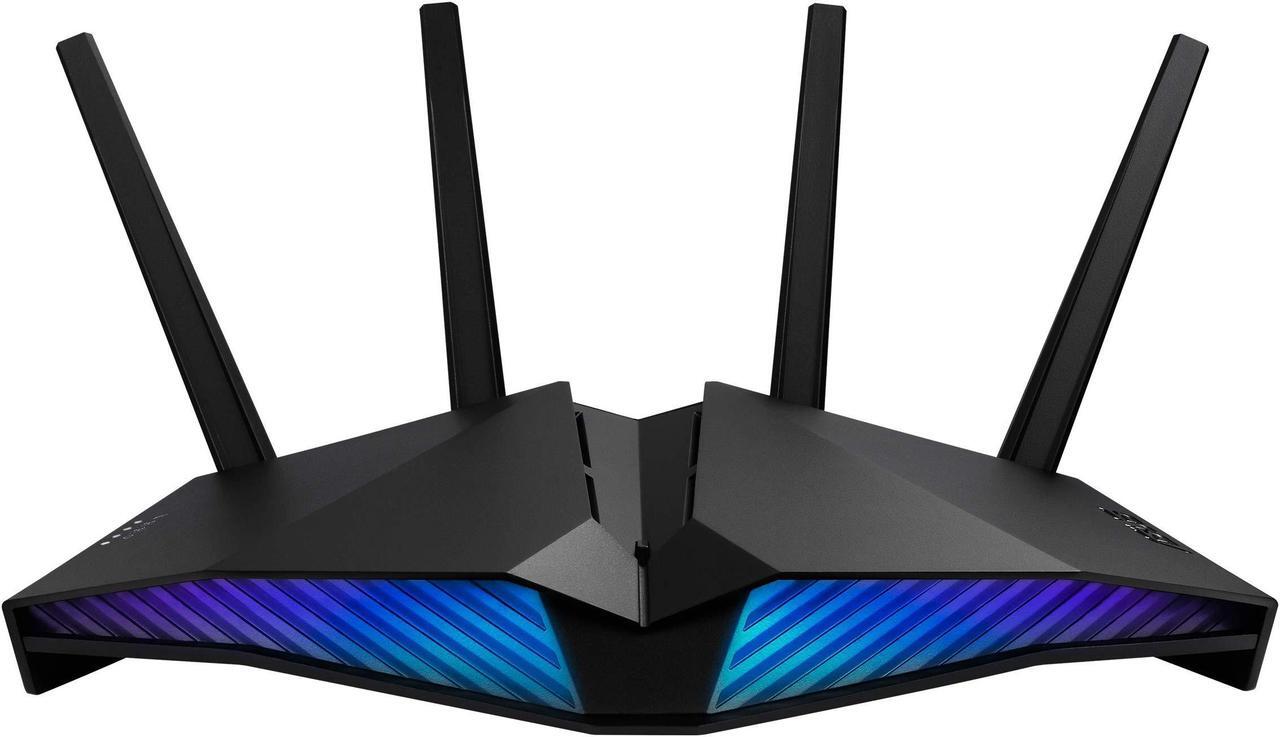 Main image of ASUS RT-AX82U (AX5400) Dual Band WiFi 6 Extendable Gaming Router, Gaming Port, Mobile Game Mode, Aura RGB, Included AiProtection Pro Security, Instant Guard, VPN, AiMesh Compatible