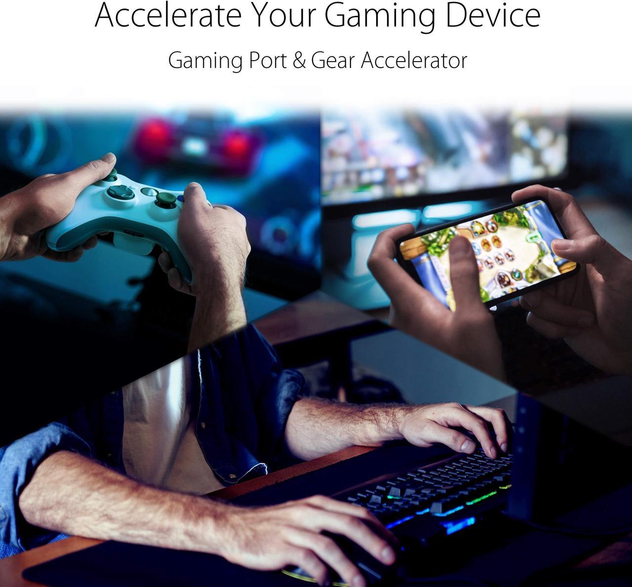 Alt view image 5 of 5 - ASUS RT-AX82U (AX5400) Dual Band WiFi 6 Extendable Gaming Router, Gaming Port, Mobile Game Mode, Aura RGB, Included AiProtection Pro Security, Instant Guard, VPN, AiMesh Compatible