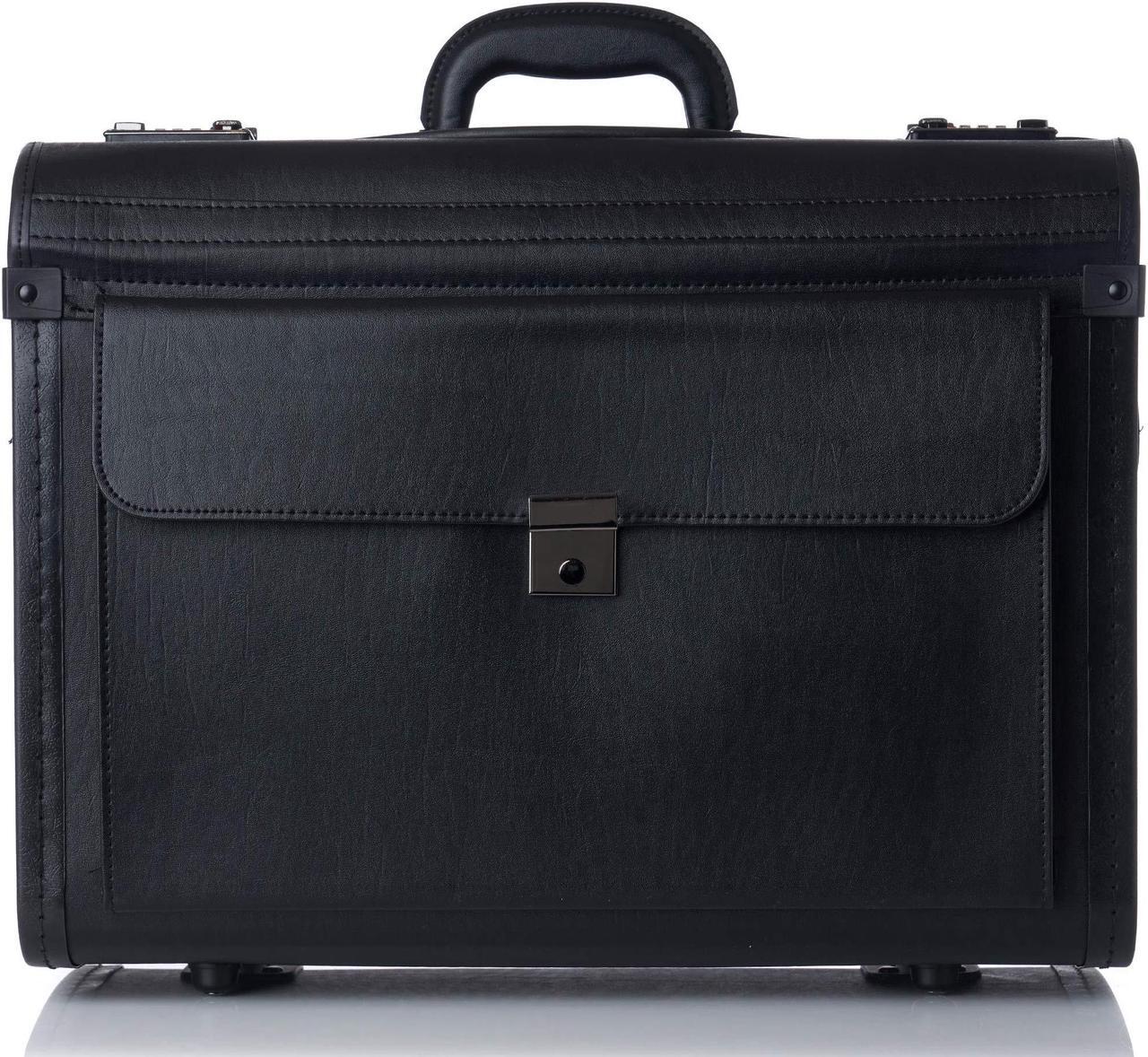 Alt view image 5 of 5 - Alpine Swiss Rolling 17" Laptop Briefcase on Wheels Attache Lawyers Case Legal Size