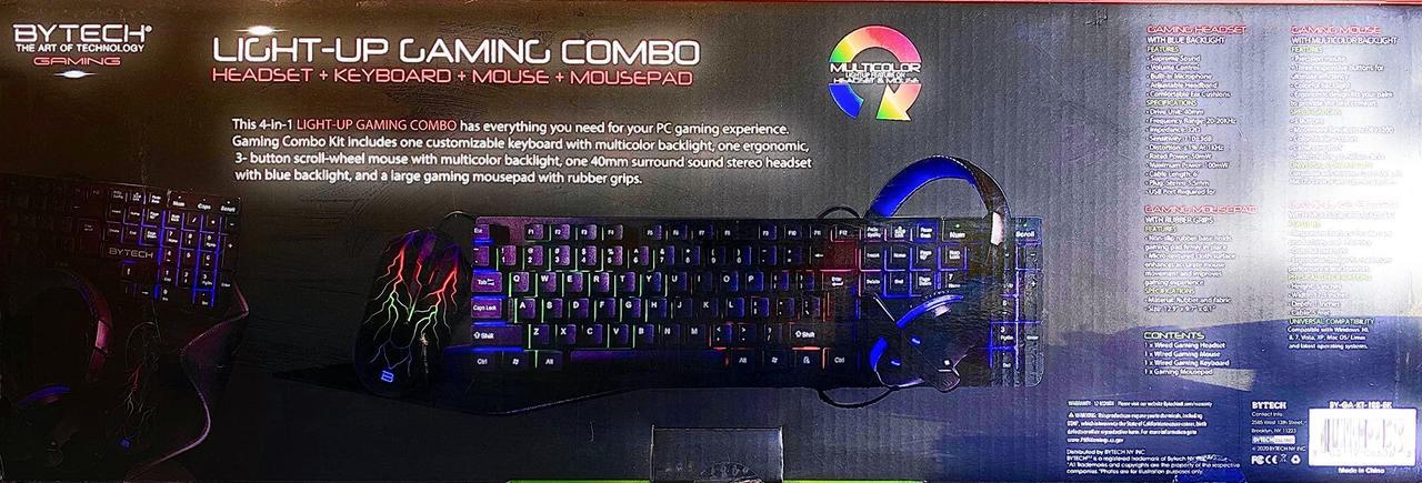Alt view image 2 of 3 - Light-Up Gaming Combo