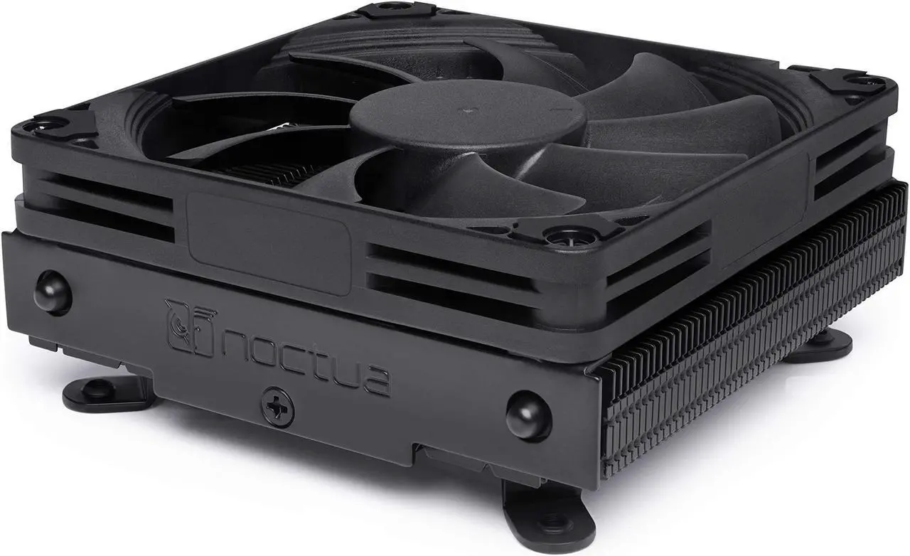 Main image of Noctua NH-L9i chromax.Black, Premium Low-Profile CPU Cooler for Intel LGA1200 & LGA115x + NA-FD1 Fan Duct Kit