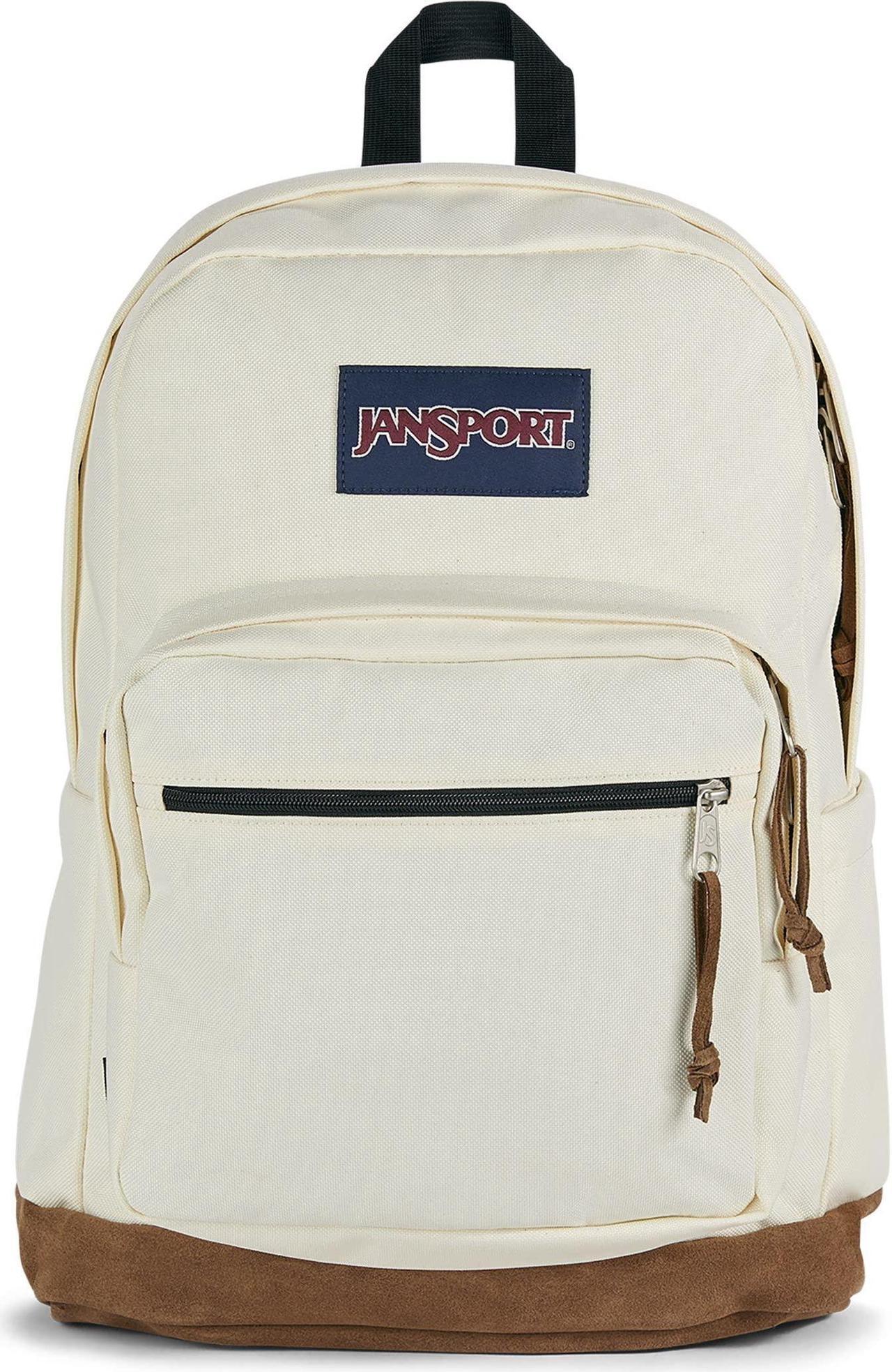 Main image of JanSport Right Pack Backpack - Durable Daypack with Padded 15" Laptop Sleeve, Spacious Main Compartment & Integrated Water Bottle Pocket - Coconut