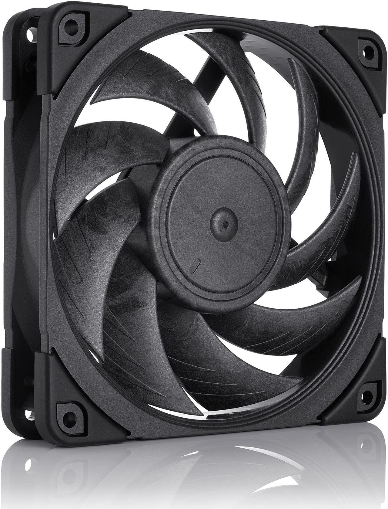 Alt view image 3 of 5 - Noctua 360mm AIO Upgrade Bundle (3X NF-A12x25 PWM chromax.Black.swap 120mm Fans Plus 1x NT-H2 Thermal Paste)