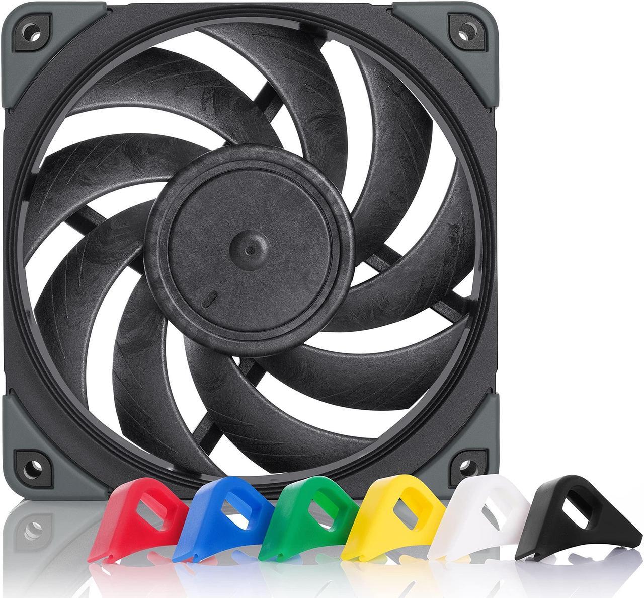 Alt view image 2 of 5 - Noctua 360mm AIO Upgrade Bundle (3X NF-A12x25 PWM chromax.Black.swap 120mm Fans Plus 1x NT-H2 Thermal Paste)