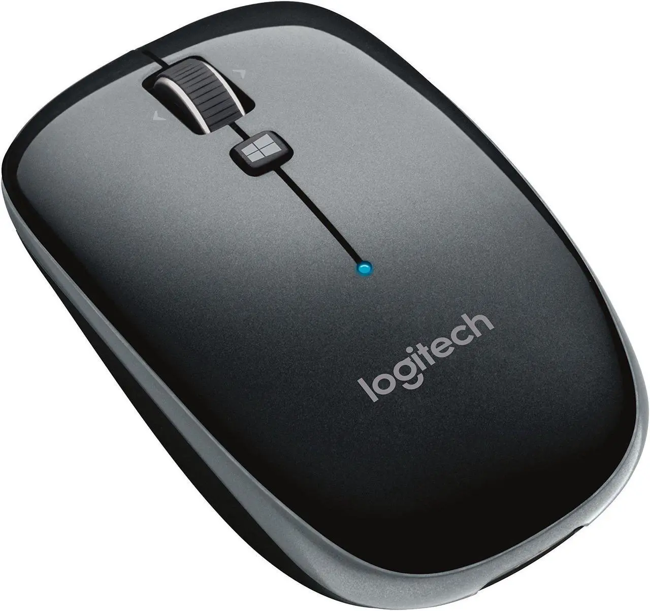 Alt view image 2 of 4 - Logitech M557 Bluetooth Mouse - Wireless Mouse with 1 Year Battery Life, Side-to-Side Scrolling, and Right or Left Hand Use with Apple Mac or Microsoft Windows Computers and Laptops, Gray