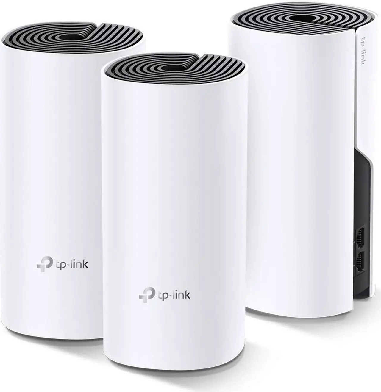 Main image of TP-Link Deco Whole Home Mesh WiFi System - Up to 5,500 Sq.ft. Coverage, WiFi Router/Extender Replacement, Gigabit Ports, Seamless Roaming, Parental Controls, Works with Alexa(Deco M4 3-Pack)