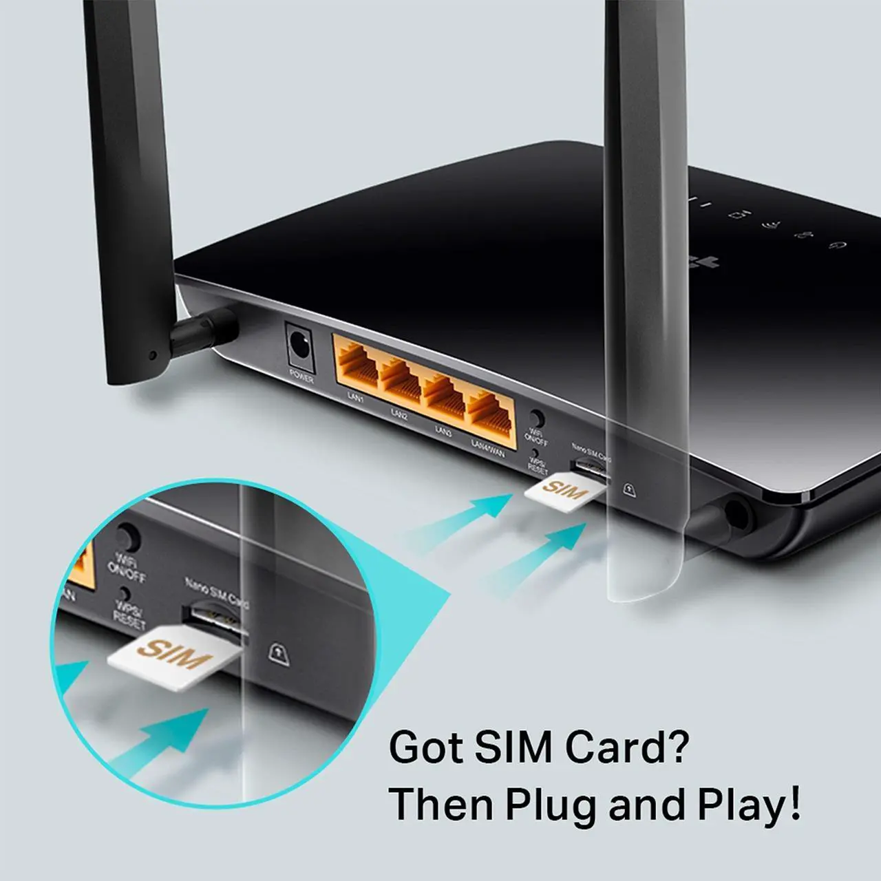 Alt view image 5 of 5 - Tp-link 300mbit/s Wlan N 4g lte router 4g lte modem