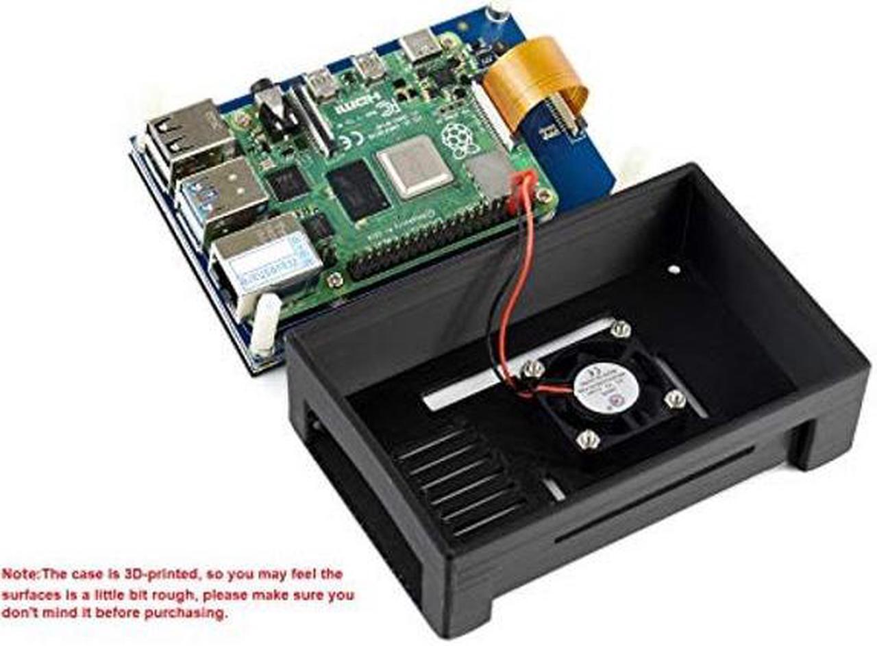Alt view image 5 of 5 - waveshare 4.3inch DSI LCD Capacitive Touch Display with Protection Case for Raspberry Pi 4 B,800x480 Resolution IPS Screen Wide Angle,MIPI DSI Interface