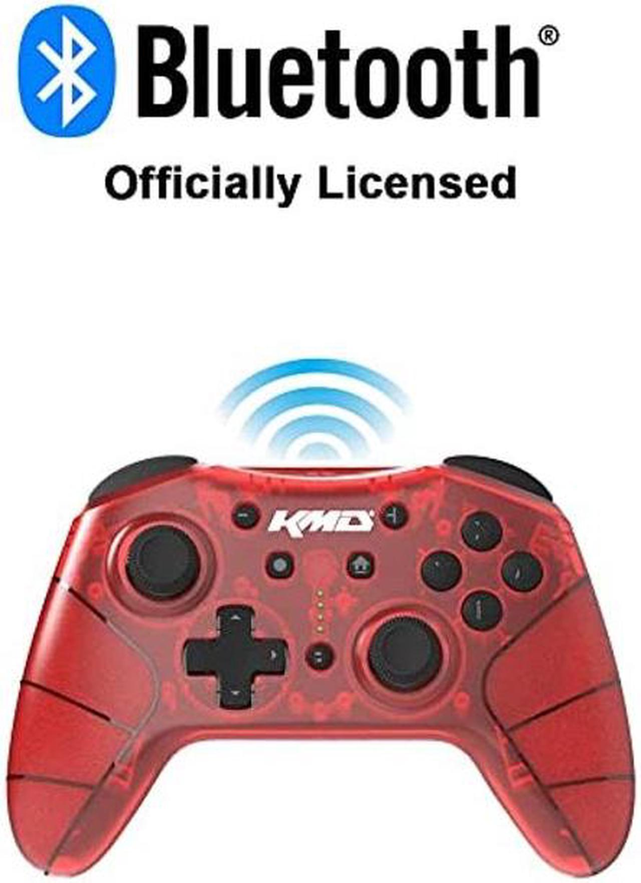 Alt view image 4 of 5 - KMD Official Licensed Wireless Pro Controller for Nintendo Switch, PC, MacOS and More - Built in Turbo & Other Features - Red