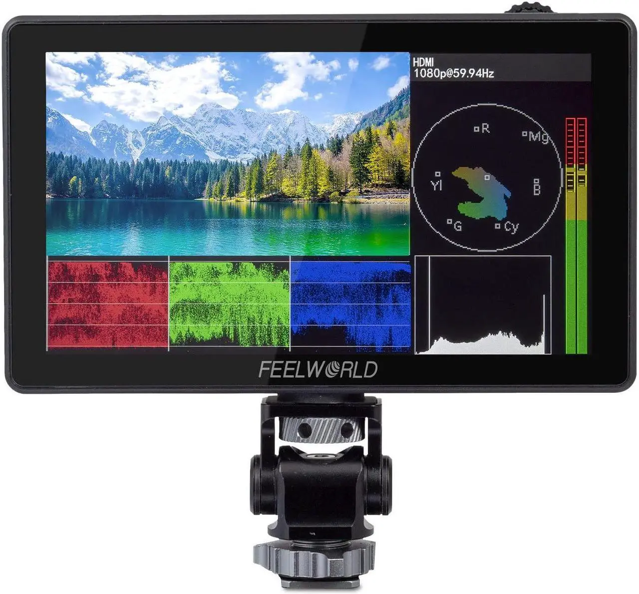 Alt view image 3 of 3 - FEELWORLD LUT7 and LUT5 Camera Field DSLR Monitor Bundle