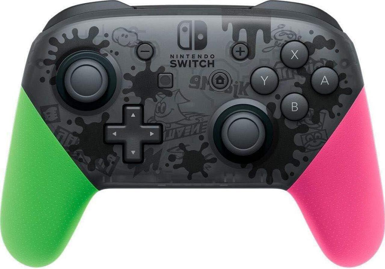 Alt view image 2 of 2 - Nintendo Switch Pro Controller - Splatoon 2 Edition [Discontinued]