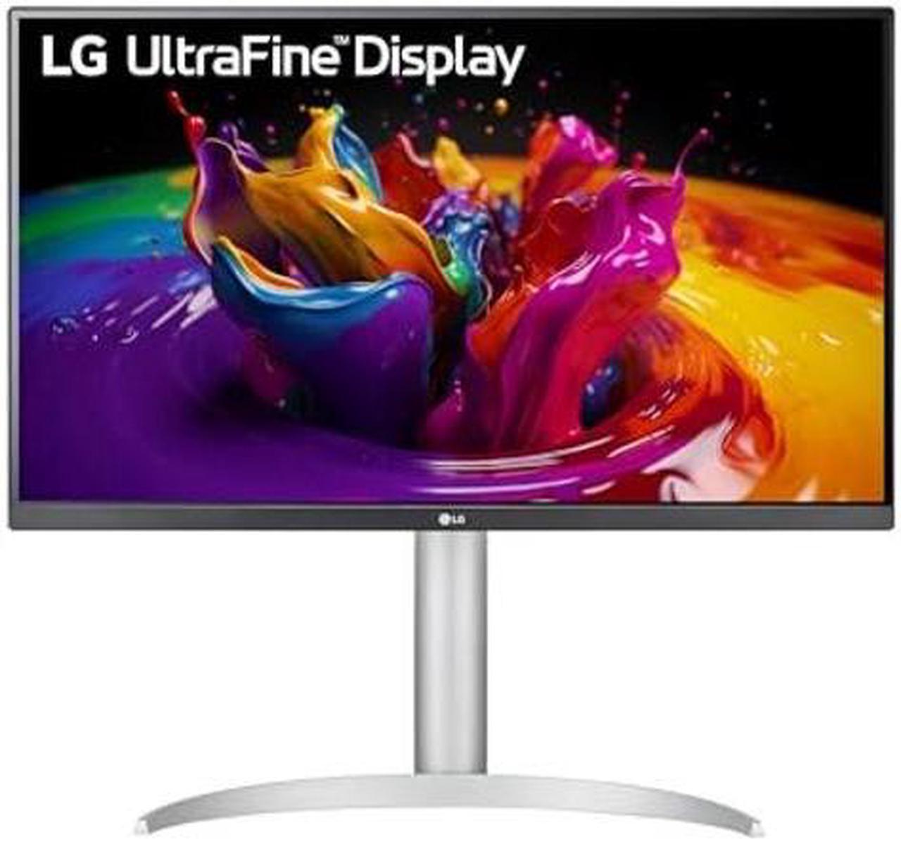 Main image of LG 27UP850-W Monitor 27" UHD (3840 x 2160) IPS Display, VESA DisplayHDR 400, DCI-P3 95% Color Gamut, USB-C,3-Side Virtually Borderless Display, Height/Pivot/Tilt Adjustable Stand - Silver