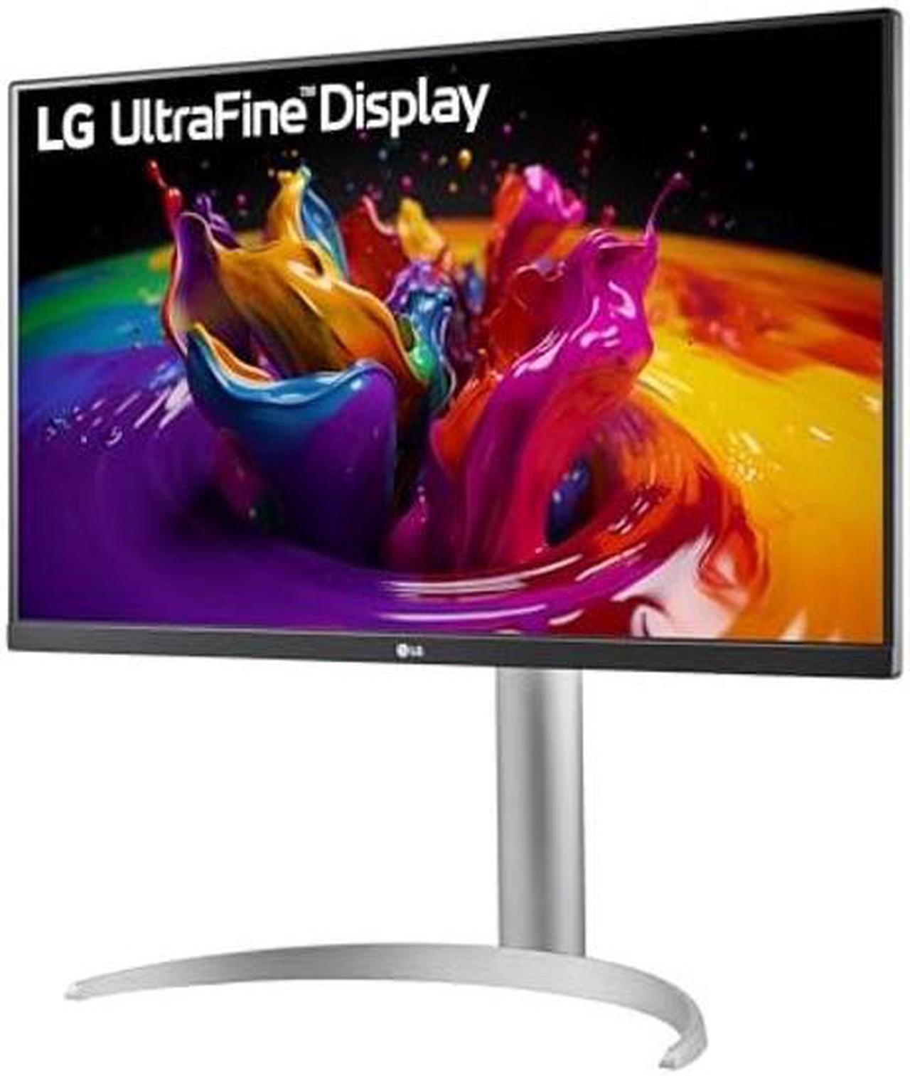 Alt view image 2 of 5 - LG 27UP850-W Monitor 27" UHD (3840 x 2160) IPS Display, VESA DisplayHDR 400, DCI-P3 95% Color Gamut, USB-C,3-Side Virtually Borderless Display, Height/Pivot/Tilt Adjustable Stand - Silver