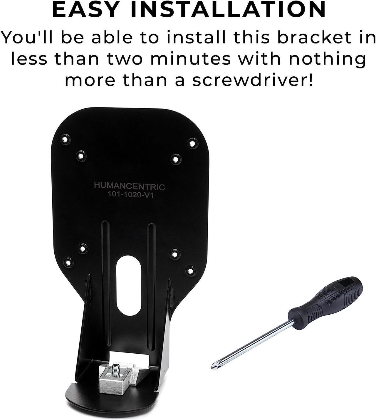 Alt view image 3 of 5 - HumanCentric VESA Mount Adapter Compatible with Asus VX-Series Monitors Fits VX279Q, VX279H, VX248H, VX24AH, VX228H, VX229H, VX239H, VX238H, VZ249H, VZ279H, VZ27AQ, VZ229, VZ279HE, VX279