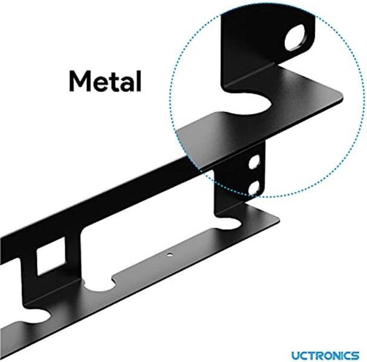 Alt view image 3 of 5 - UCTRONICS NUC Rack Mount, 19" 1U Rackmount Supports 3 Units of Low Model NUC
