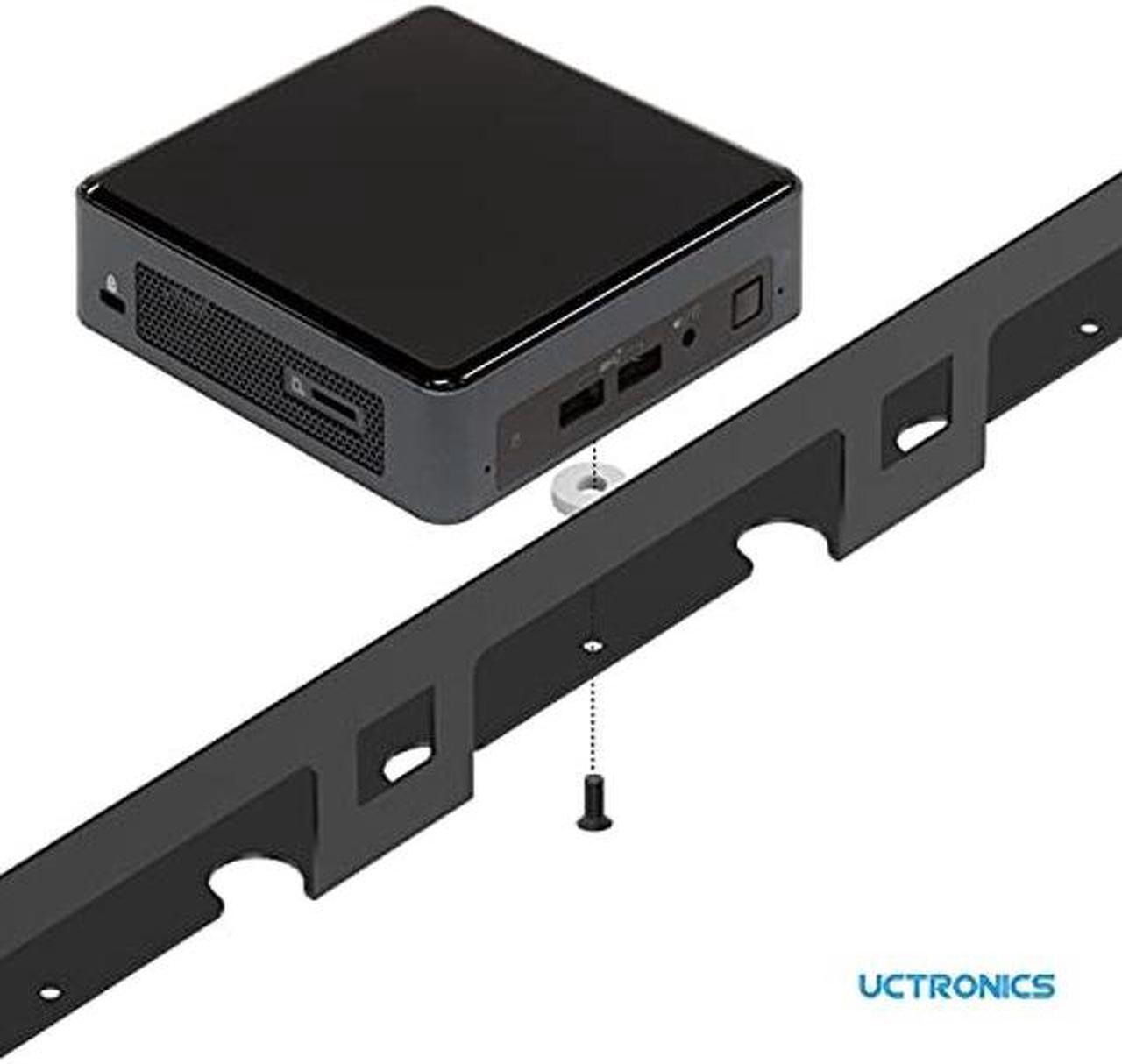 Alt view image 4 of 5 - UCTRONICS NUC Rack Mount, 19" 1U Rackmount Supports 3 Units of Low Model NUC