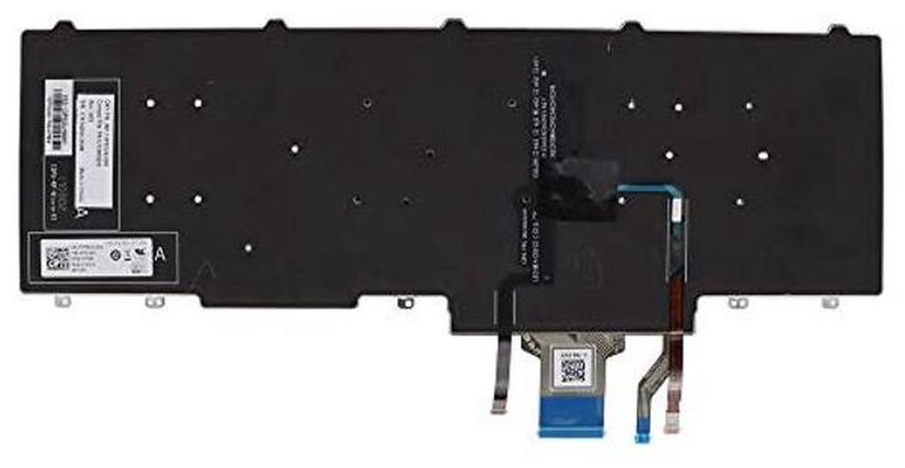 Alt view image 2 of 2 - Abakoo New Keyboard Replacement for Latitude E5550 E5570 E5580 E5590 E5591 Precision 3510 M3510 7510 M7510 7710 M7710 US backlit Keyboard SG-63310-XUA SN7232BL 383D7 0383D7