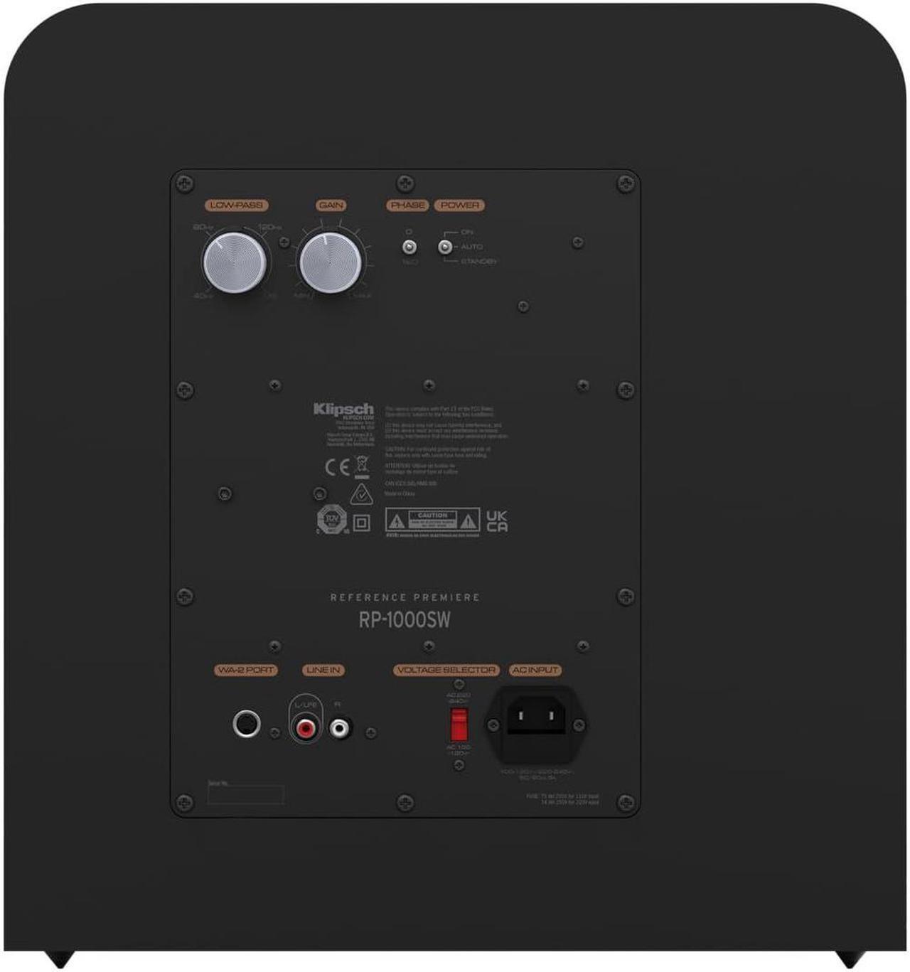 Alt view image 5 of 5 - Klipsch Reference Premiere RP-1000SW 10" High Excursion Subwoofer