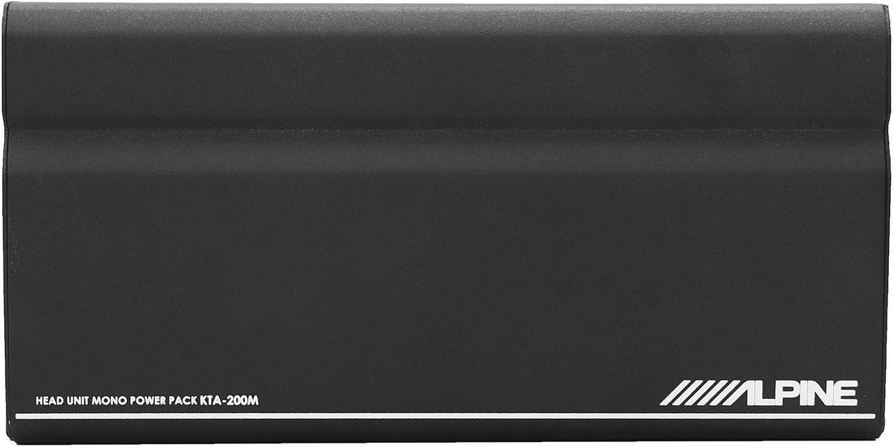 Alt view image 3 of 4 - Alpine KTA-200M Mono 400-Watt Power Pack Amplifier