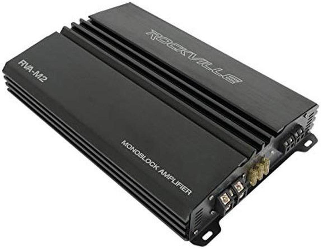 Alt view image 3 of 5 - Rockville RVA-M2 2500w Peak/625w Dyno-Certified RMS @ 1 Ohm Amplifier Mono Car Amp+Remote
