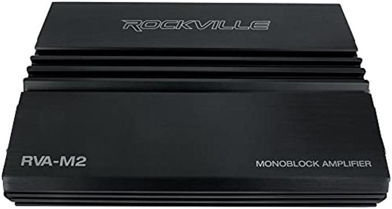 Alt view image 2 of 5 - Rockville RVA-M2 2500w Peak/625w Dyno-Certified RMS @ 1 Ohm Amplifier Mono Car Amp+Remote