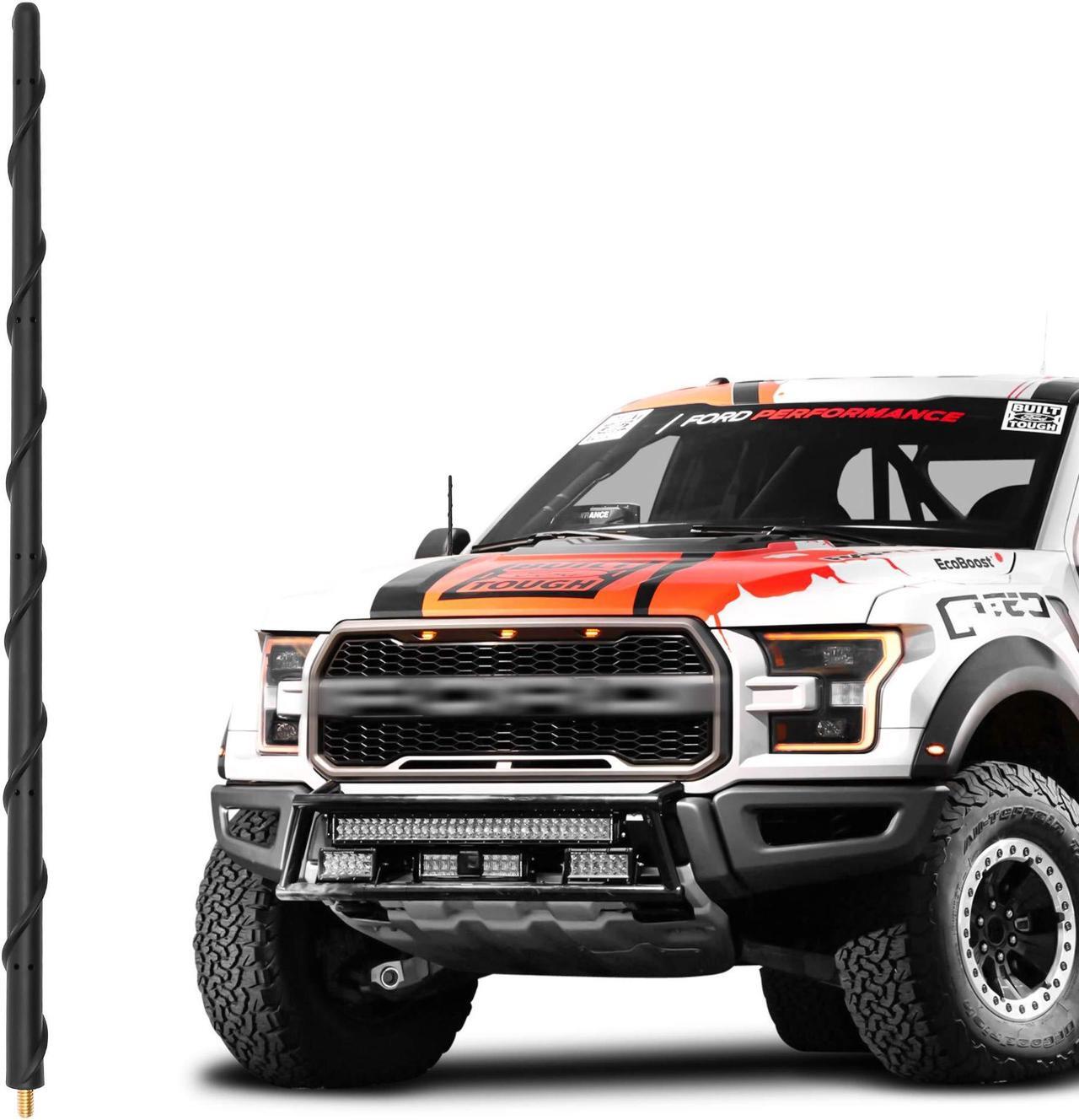 Main image of KSaAuto 16 Inch Antenna for Ford F150 2009-2024 F150 2017-2024 F250 F350 Bronco Truck Antenna Replacement Designed for Optimized FM/AM Radio Reception
