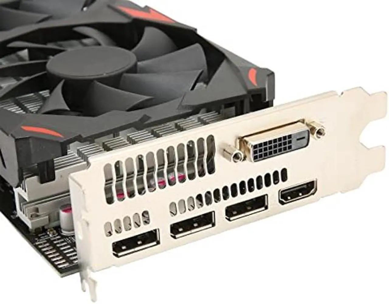 Alt view image 5 of 5 - Yoidesu Gaming Graphics Card, 8GB GDDR5, PCI Express 3.0, 256-bit 8K Video Gaming Computer GPU Graphics Card, 2 Cooling Fans Metal Backplate, for Gaming Desktop PC
