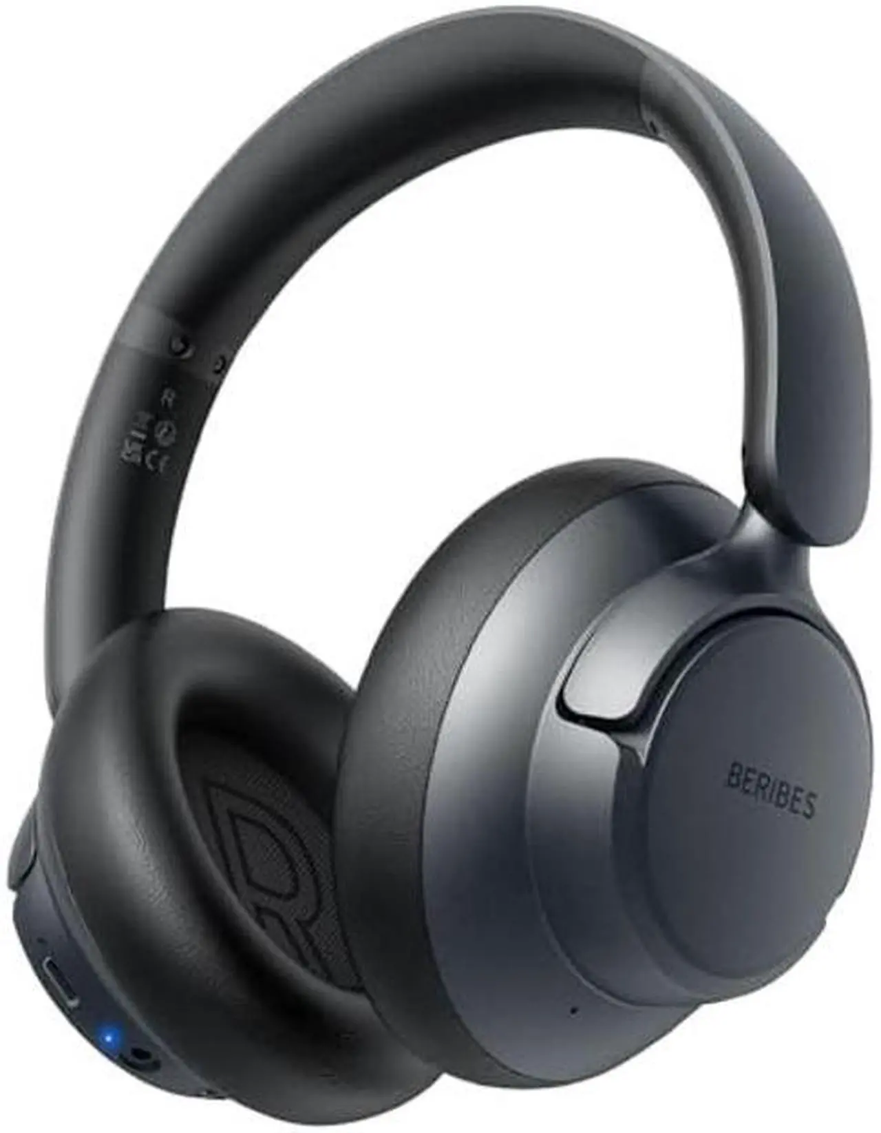 Main image of BERIBES Upgraded Hybrid Active Noise Cancelling Headphones with Transparent Modes,70H Playtime Bluetooth Headphones Wireless Bluetooth with Mic, Deep Bass,3.5MM Cable,Soft-Earpads,Fast Charging-Black