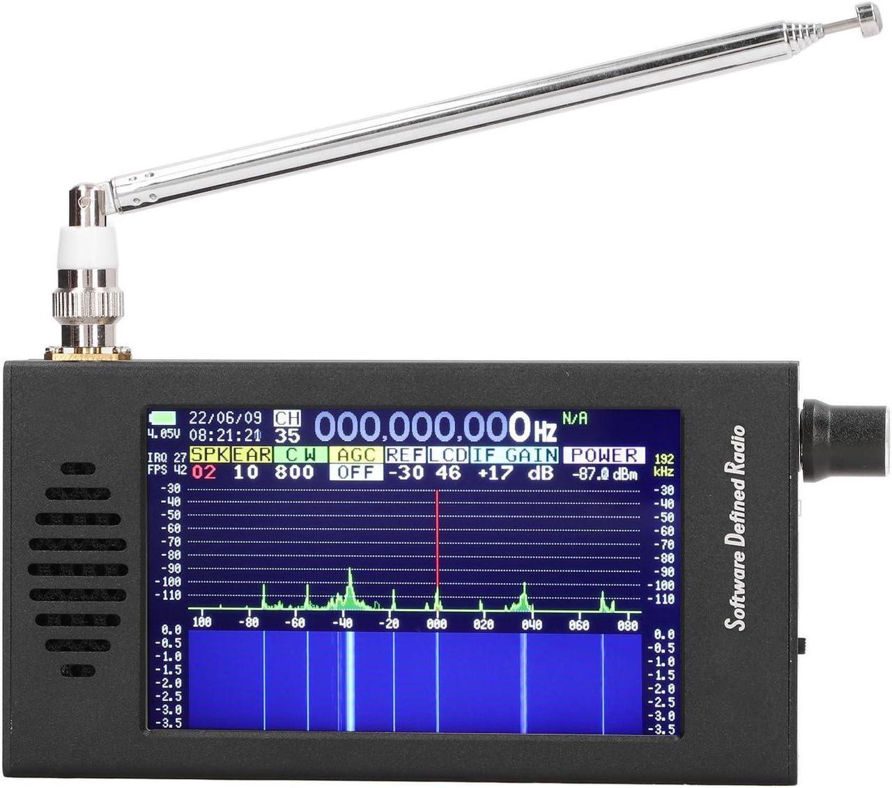 Main image of 4.3 inch Touchscreen Portable Receiver 100KHz-149MHz SDR DSP Digital Demodulation Shortwave FM MW SSB CW HAM Radio Receiver