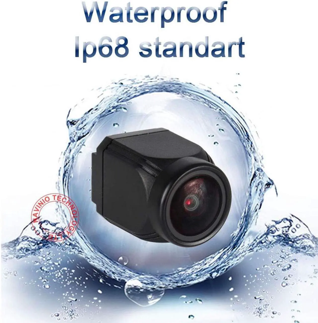Alt view image 5 of 5 - Super HD Vehicle Camera 1280x720 Pixels 1000 TV Lines car Rear View Back up Vehicle Camera Parking Reverse for Volvo S80 S140 XC60 S40 C70 S80L S40L S80 S60L S40L XC90 S80L Waterproof