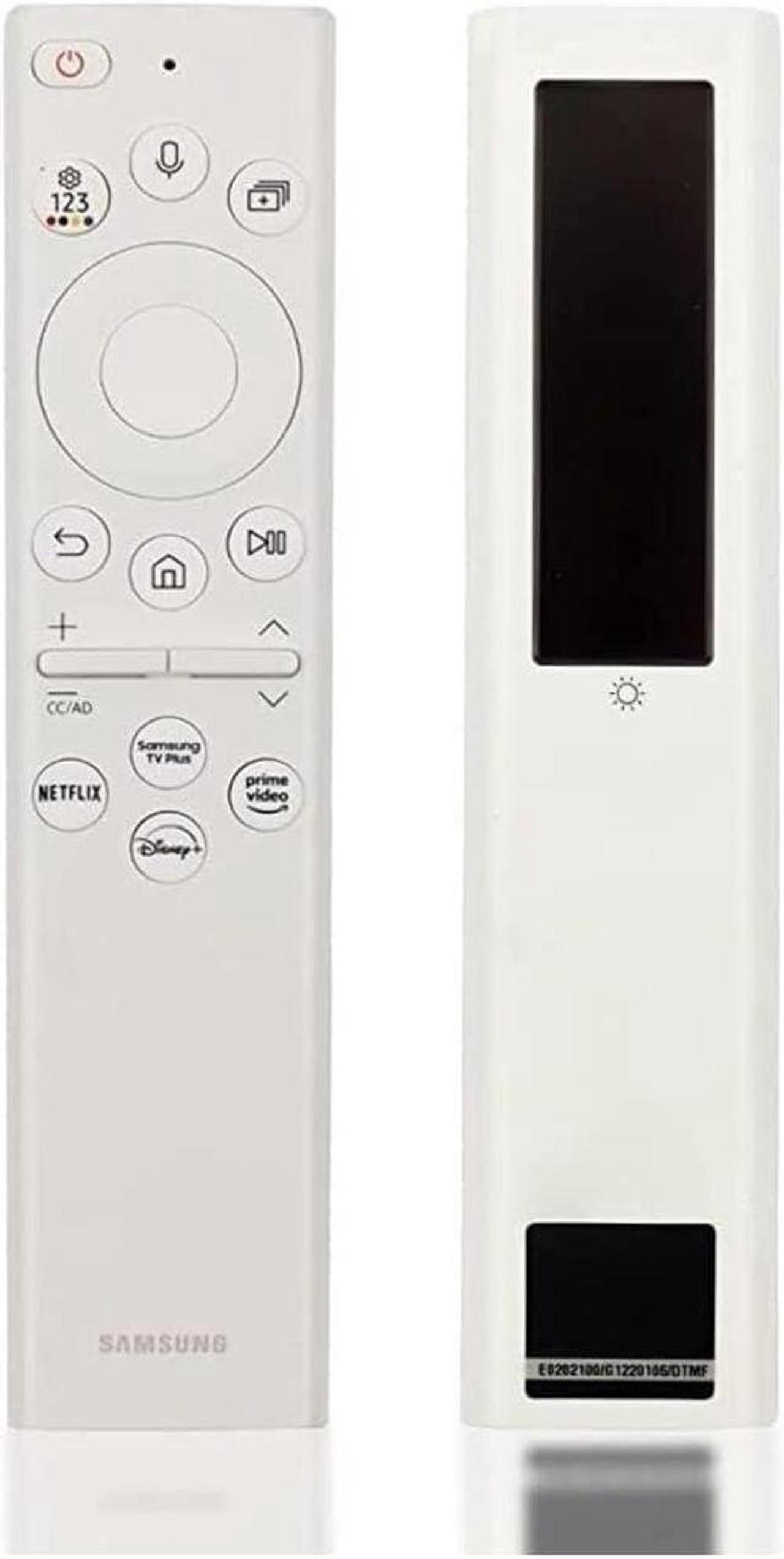 Main image of New Remotes Original Samsung BN59-01391A with Voice Search, Apps and Solar Charging for Samsung TVs 2021 2022 2023 (White)