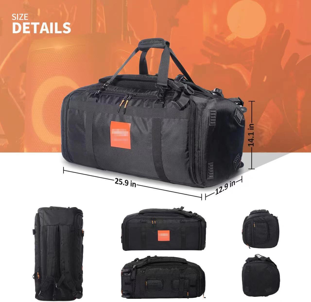 Alt view image 2 of 5 - OUKNAK Speaker Bag Travel Case Replacement for JBL Party Box 310, Portable Speaker Carry Tote Bag Backpack for for JBL Speaker (For JBL partybox 310 black)