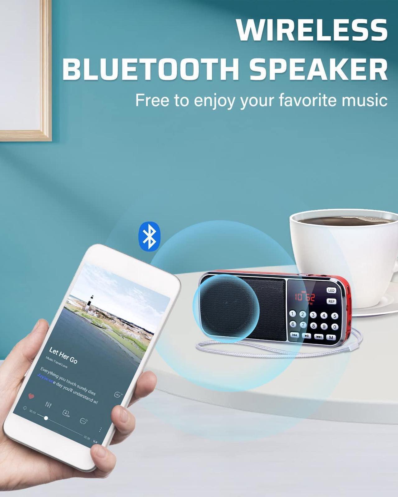 Alt view image 5 of 5 - 985 Pocket Radio with Earphones + 189 Small Radio Bluetooth
