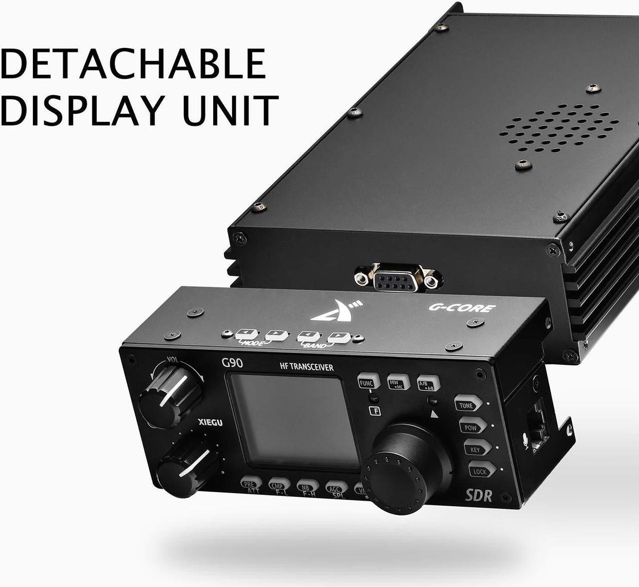 Alt view image 2 of 5 - Xiegu G90 HF Radio Transceiver 20W SSB/CW/AM/FM SDR Structure with Built-in Auto Antenna Tuner
