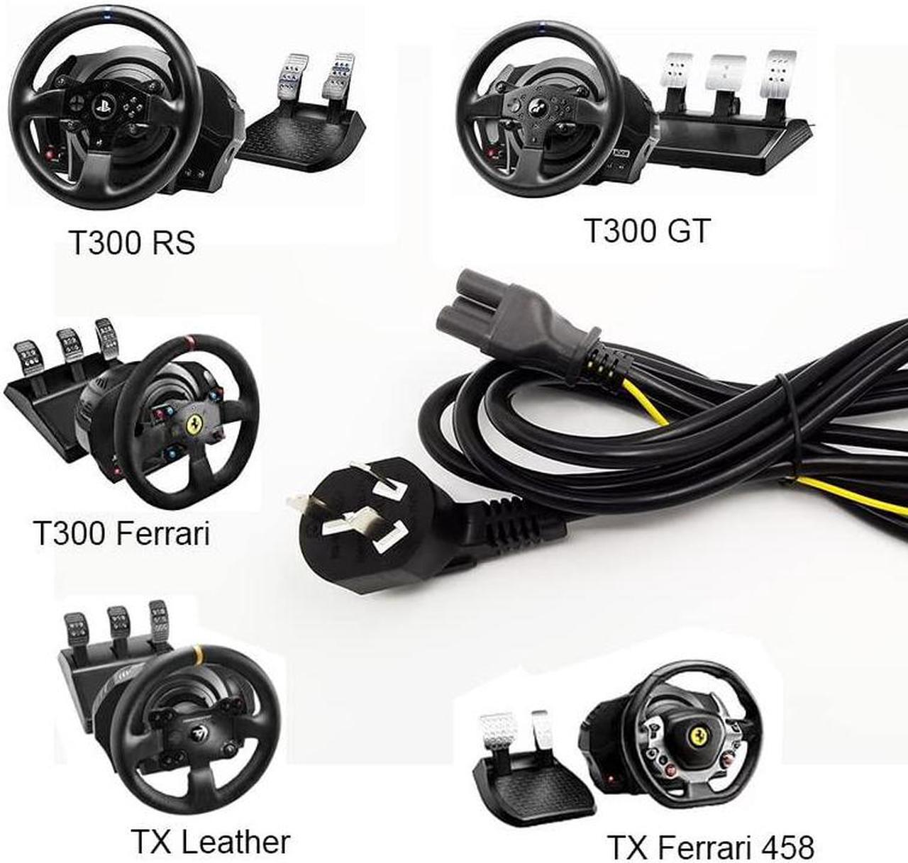 Alt view image 3 of 5 - Replacement Power Supply Adapter Cord Cable for Thrustmaster T300 TX Series Bases Connection Cable Cord