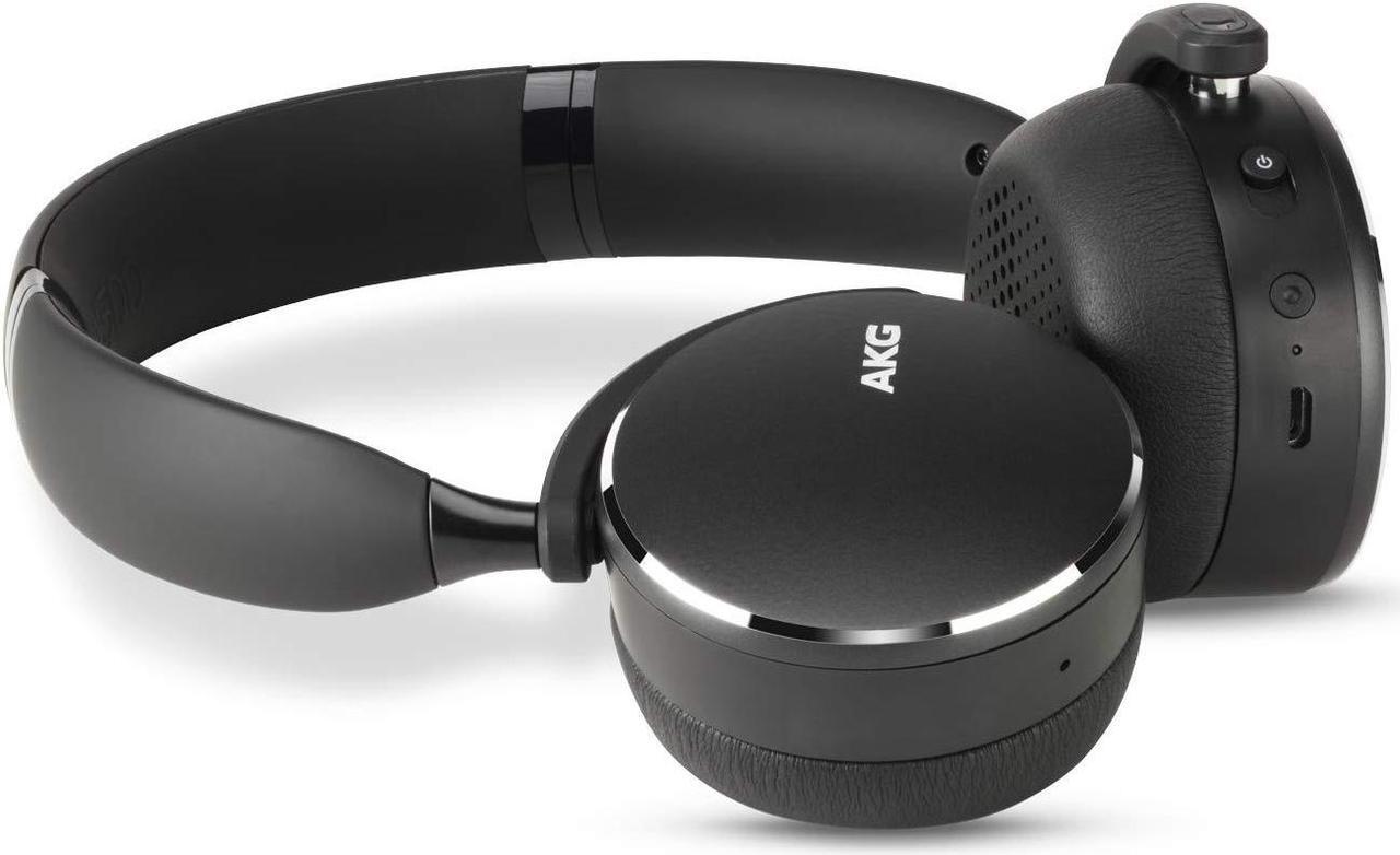 Main image of AKG Y500 On-Ear Foldable Wireless Bluetooth Headphones - Black (US Version)