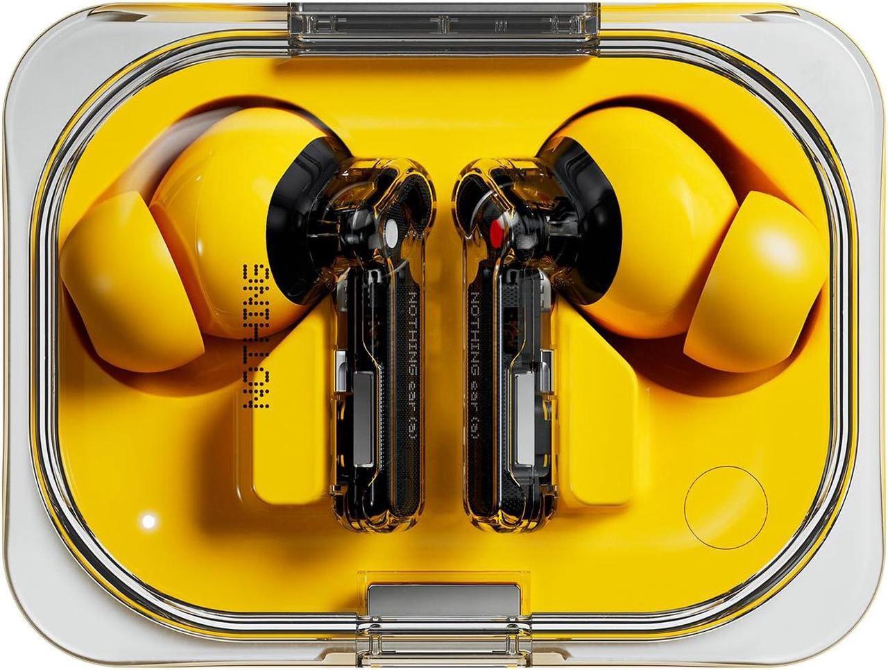 Main image of Nothing Ear (a) Wireless Earbuds with ChatGPT Integration, 45dB Hybrid Noise Cancelling Earbuds, Hi-Res Audio, Advanced Equaliser, Dual Connect,6 Mics, 42.5H Playtime Earbuds Wireless Bluetooth Yellow