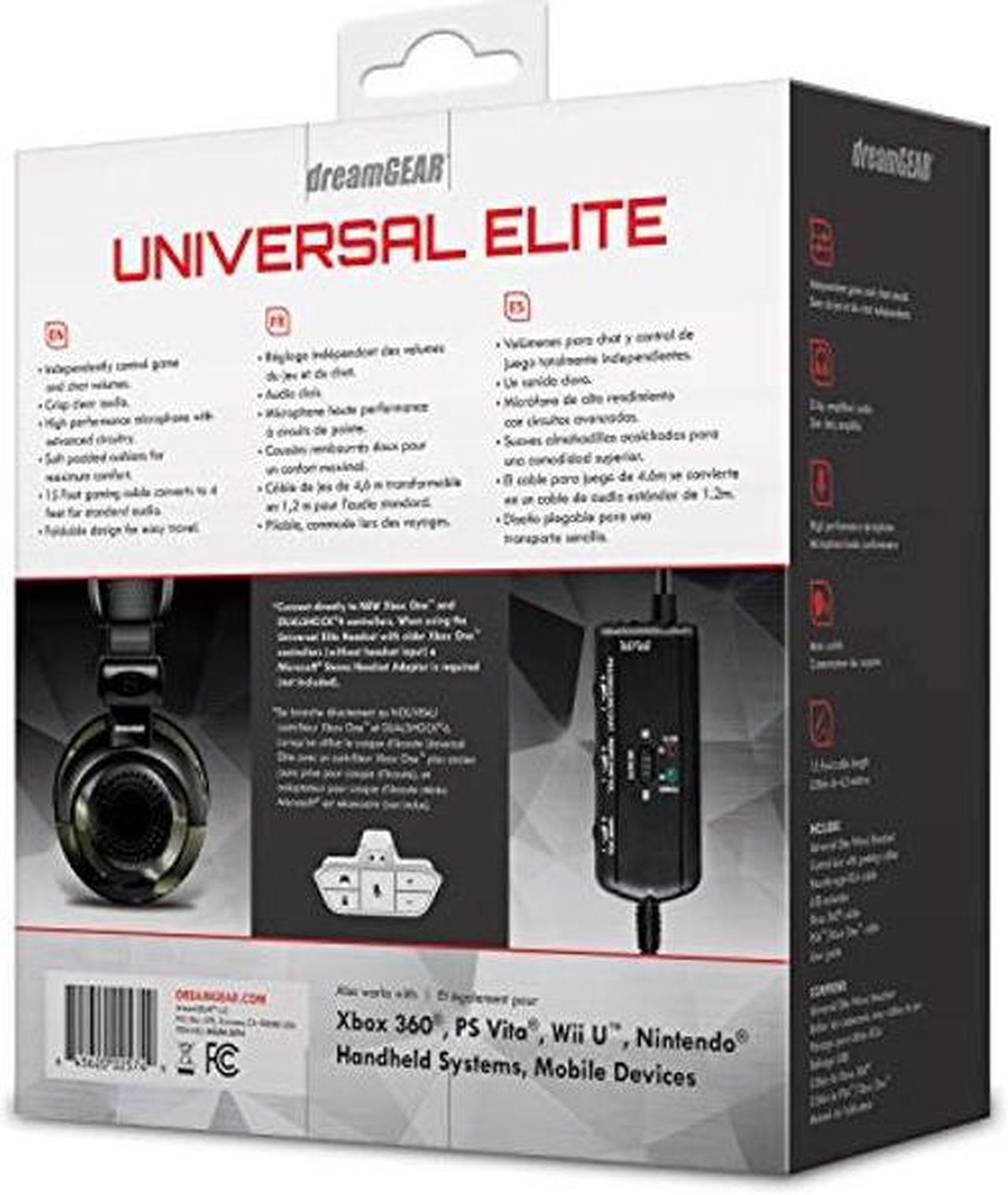 Alt view image 4 of 5 - dreamGEAR Universal Elite Amplified, Wired Stereo Gaming Headset for PS4, Xbox One, PS3, Xbox 360, Wii, WiiU, and Even PC,DGUN-2574