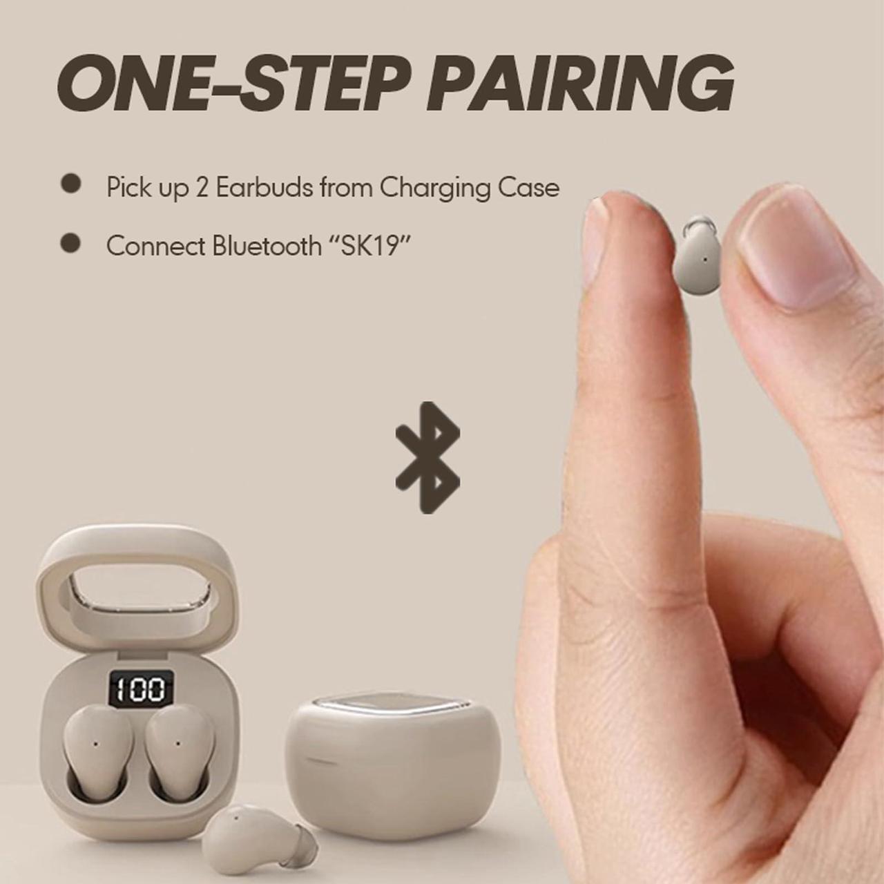 Alt view image 3 of 5 - Smallest Invisible Mini Earbuds Wireless Bluetooth, Low Profile Micro Tiny Discreet Hidden Earbuds for Work, Small Headphones, Invisible Sleep Wireless Earphone IPX5 Waterproof for Small Ear Canals