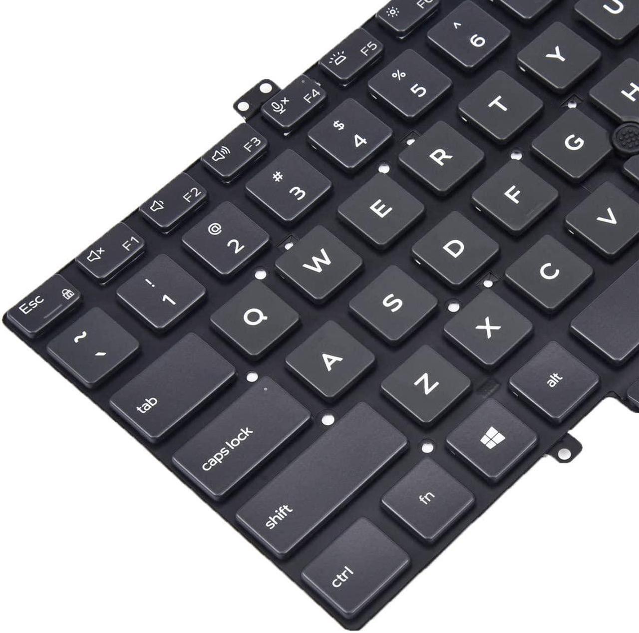 Alt view image 2 of 5 - Replacement Keyboard for Dell Latitude 3400 5400 5401 5410 5411 7400 7410 Series Laptop with Backlit with Pointer US Layout(NOT Fit for Latitude 7400 2-in-1)